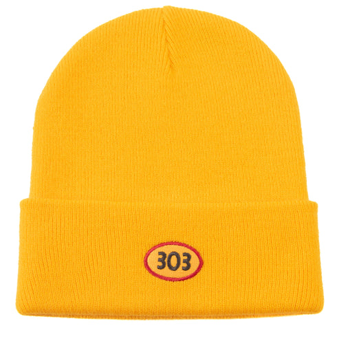 303 Boards - Oval Beanie (Athletic Gold) *SALE